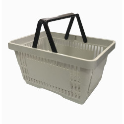 Купівельні кошики для супермаркету PLAST 22 light grey